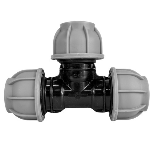 Mdpe water pipe tee - pipe, connector