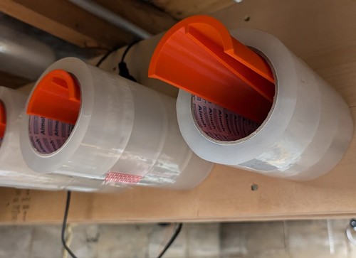 Wall mount tape - holder, –