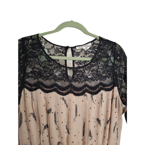 Black rainn lace and pleats - rainn,