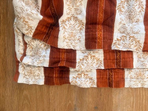 Vintage brown gold - , jacquard