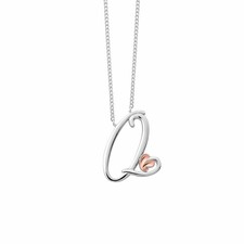 Clogau Welsh Silver & 9ct Rose
