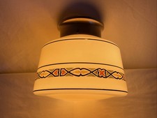 REWIRED Vtg Flush Mount Glass