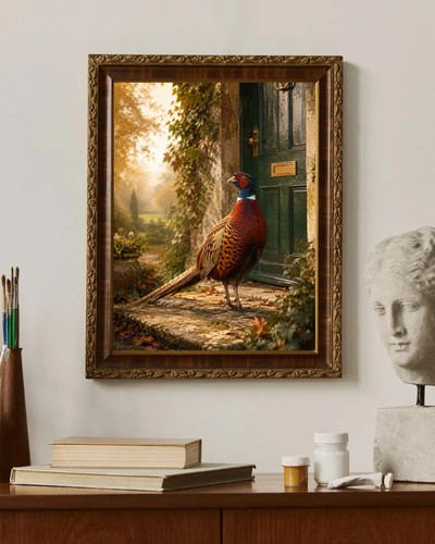 Pheasant wall art - wall, print