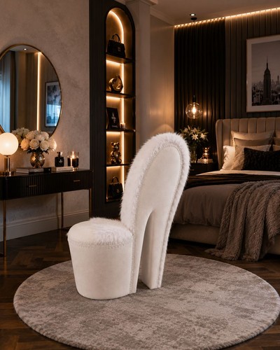 Luxury white fur - &, plush