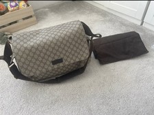 Gucci GG Supreme Medium Baby Changing Bag with Mat