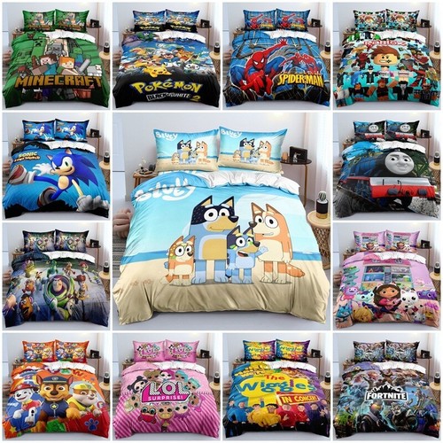 Printed cartoon bedding - 3d, set