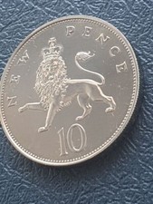 1976 PROOF 10p Crowned Lion
