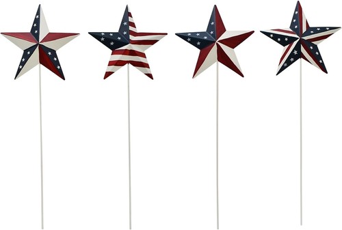 Patriotic star garden - star,