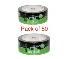 50 x Maxell DVD+R RECORDABLE