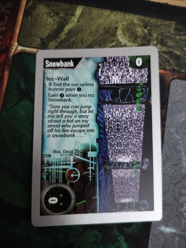 Netrunner snowbank - netrunner:,