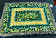 Handmade proggy proddy mat