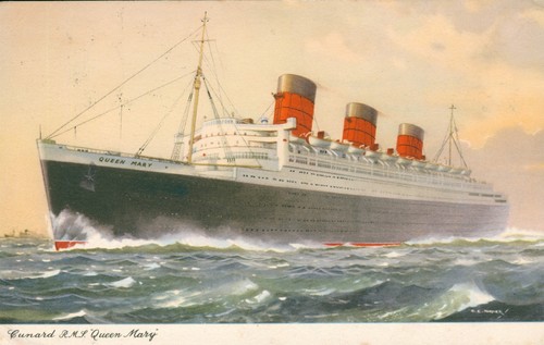 Rms queen mary cunard ocean - rms,