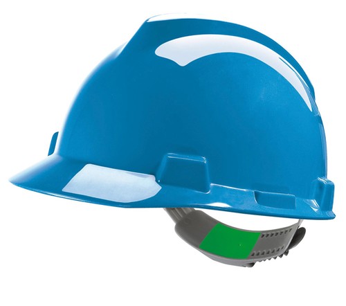 Msa gard safety helmet blue - v-gard,