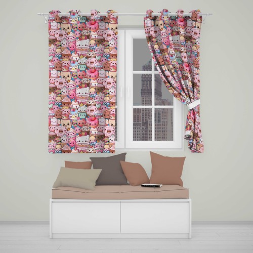 Blackout eyelet curtains - blackout,