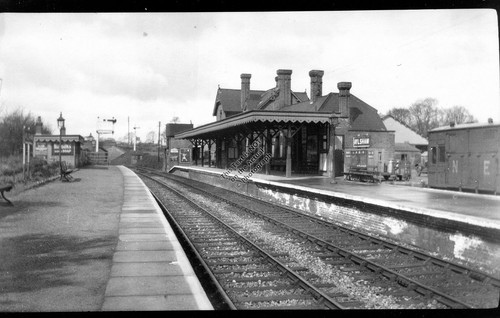 1930s aylsham train station - aylsham,