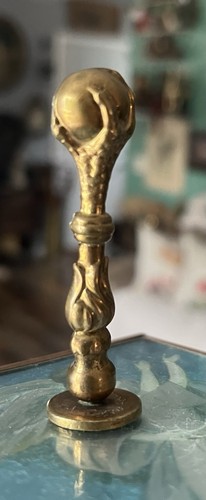 Antique victorian wax seal - wax,