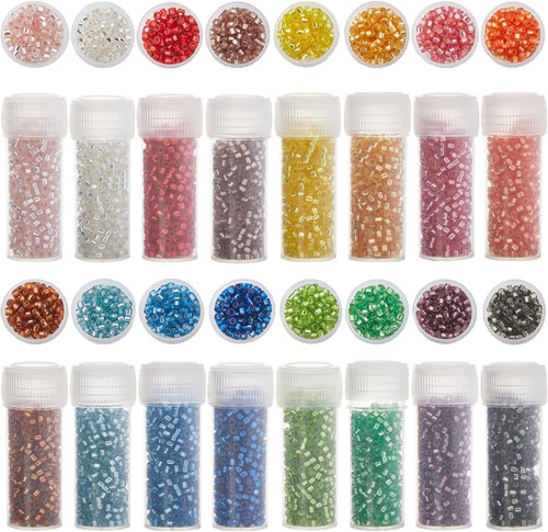 80g cylinder seed beads 2mm - 80g,