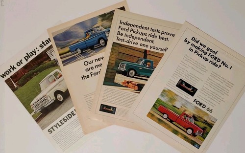 1966 ford pickup - pickup, truck