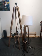 4 Wooden Folding Lamp Base