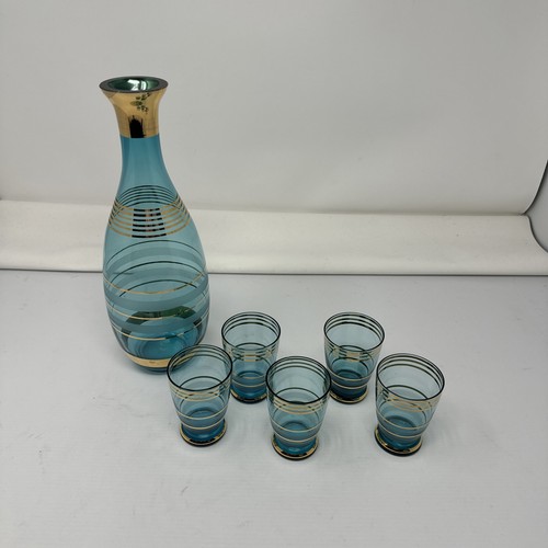 Vintage bohemian czech - czech, aqua