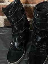 BERTIE BLACK SUEDE/LEATHER