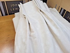 JOHN LEWIS MTM W208 x D203cm Villa Nova Henley Pinch Pleat Curtains RRP £1230