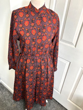 Vintage Designer Colin Glascoe at Horrockses Dress Size 14 Retro Classic Floral