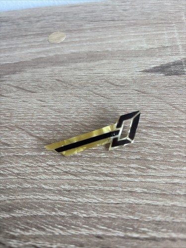 Vintage black ladies brooch - vintage,