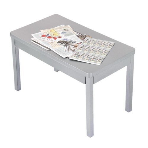 Table silver toy - silver,