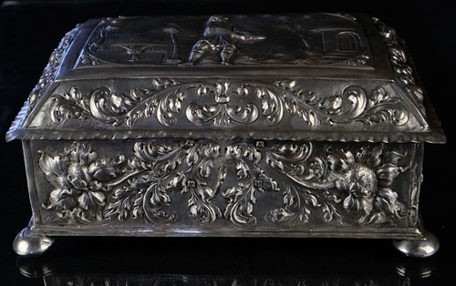 Saxony casket silver dresden - saxony,
