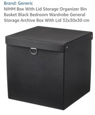 IKEA Nimm Black LARGER Storage