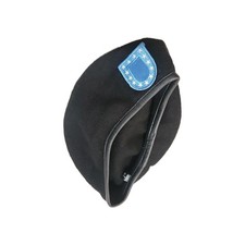 US ARMY BLACK BERET WITH BLUE