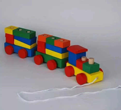 Wooden traintoy painted made - traintoy,