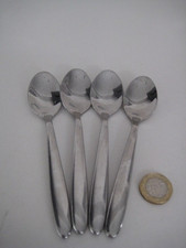 DARTINGTON CUTLERY 4 PIECES ORIGINAL EAT DESIGN TEASPOONS SPOONS STAINLESS STEEL