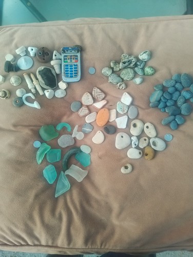 Lots vintage sea glass - vintage,