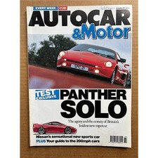PANTHER SOLO AUTOCAR & MOTOR