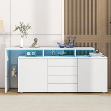 Modern LED sideboard storage