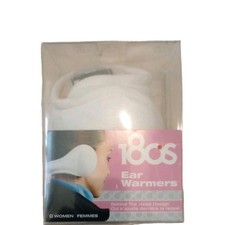 180s Womens White Tahoe Ear Warmer/ Muffs One Size