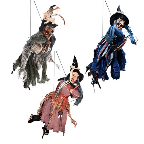Hanging flying witch - 1x,