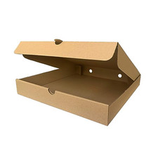 12" Kraft Cardboard Pizza Boxes Disposable Takeaway Strong Quality Postal Boxes