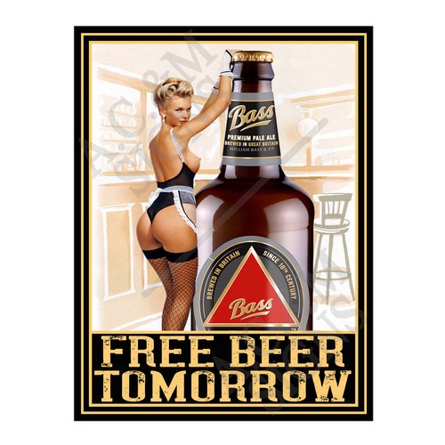 Free beer metal tin - beer,