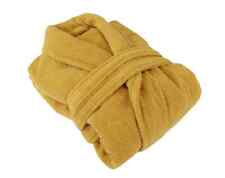 Mens Pierre Cardin Camel Tan Coloured Towelling Bath Robe Fathers Day Gift M/L