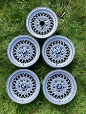 X 5 Rare Repainted Genuine BMW E28 14" Alloy Wheels Series 5 6 7 E24 E23 E12 E3