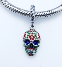 Skull Dangle Charm Skeleton