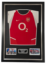 SALE! 2003 2004 Framed Thierry Henry INVINCIBLES Signed Shirt Autographed Jersey