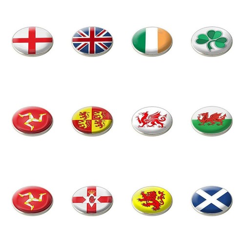National flag golf ball - national, marker