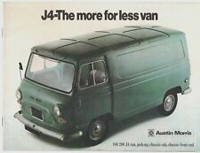 Austin Morris BL J4 1970-73 UK Market Sales Brochure Van Pick-Up Chassis Cab