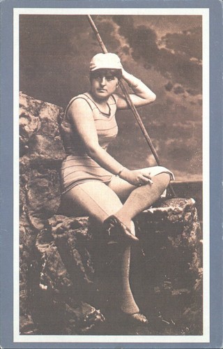 Vintage style oarswoman - vintage,