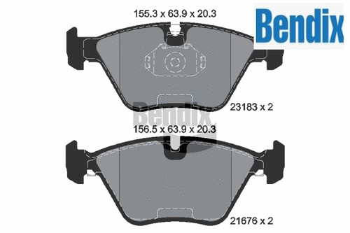Front brake pad set disc - front,