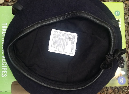 Dark blue beret cm - beret, wool